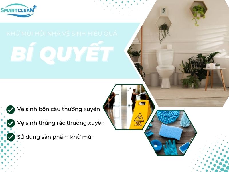 Bí quyết khử mùi hôi nhà vệ sinh hiệu quả