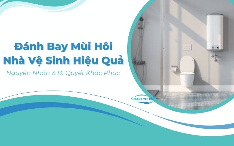 KHỬ MÙI HÔI NHÀ VỆ SINH HIỆU QUẢ: NGUYÊN NH N VÀ CÁCH KHẮC PHỤC