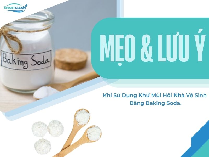 MẸO KHỬ MÙI HÔI NHÀ VỆ SINH BẰNG BAKING SODA