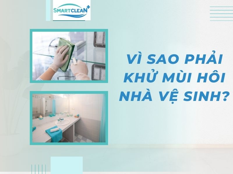 Vì sao phải khử mùi hôi nhà vệ sinh