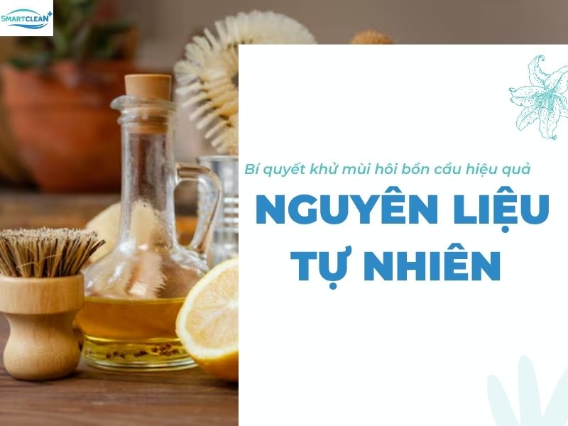 Bí quyết khử mùi hôi bồn cầu bằng nguyên liệu tự nhiên