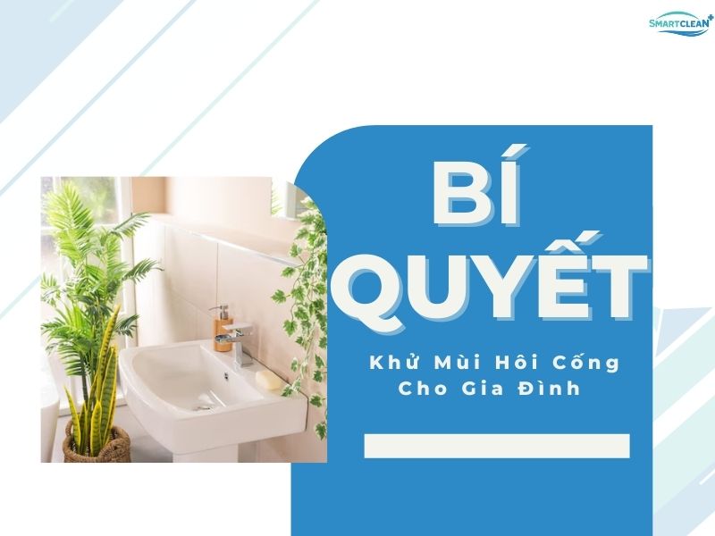 CÁCH KHỬ MÙI HÔI CỐNG HIỆU QUẢ, PHÒNG NGỪA MÙI HÔI QUAY TRỞ LẠI