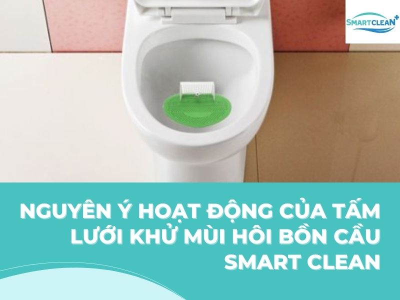 KHÁM PHÁ NGUYÊN Ý HOẠT ĐỘNG CỦA TẤM LƯỚI KHỬ MÙI HÔI BỒN CẦU SMART CLEAN