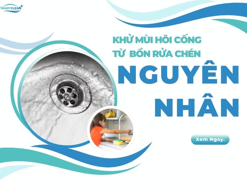 NGUYÊN NHÂN MÙI HÔI KHÓ CHỊU TỪ CỐNG CẦN PHẢI KHỬ MÙI HÔI CỐNG BỒN RỬA CHÉN