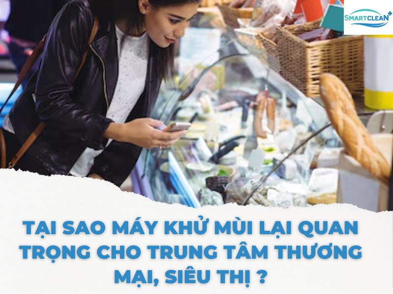 TẠI SAO MÁY KHỬ MÙI LẠI QUAN TRỌNG CHO TRUNG TÂM THƯƠNG MẠI, SIÊU THỊ