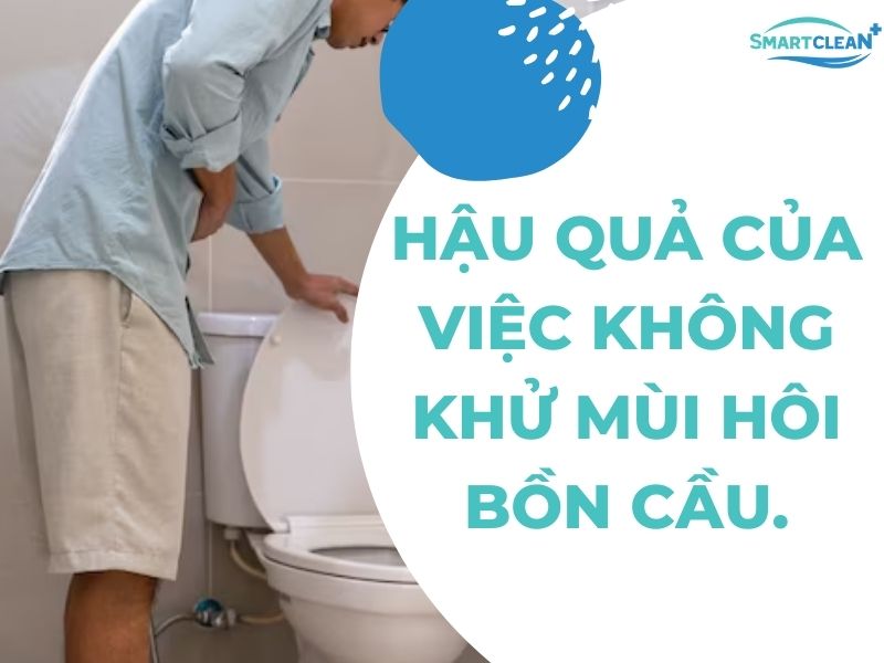 Tác hại của việc không khử mùi hôi bồn cầu