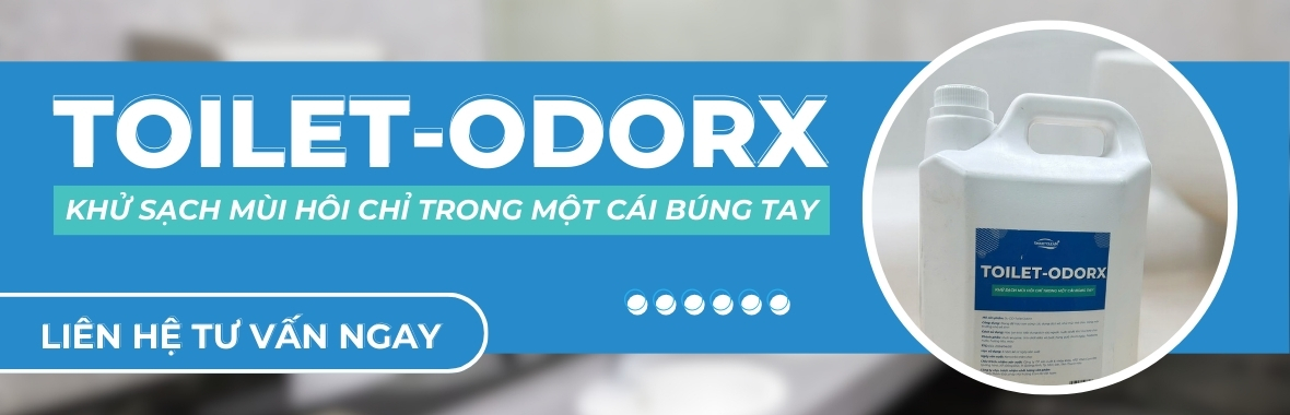 dung dịch khử mùi nhà vệ sinh Toilet- Odorx